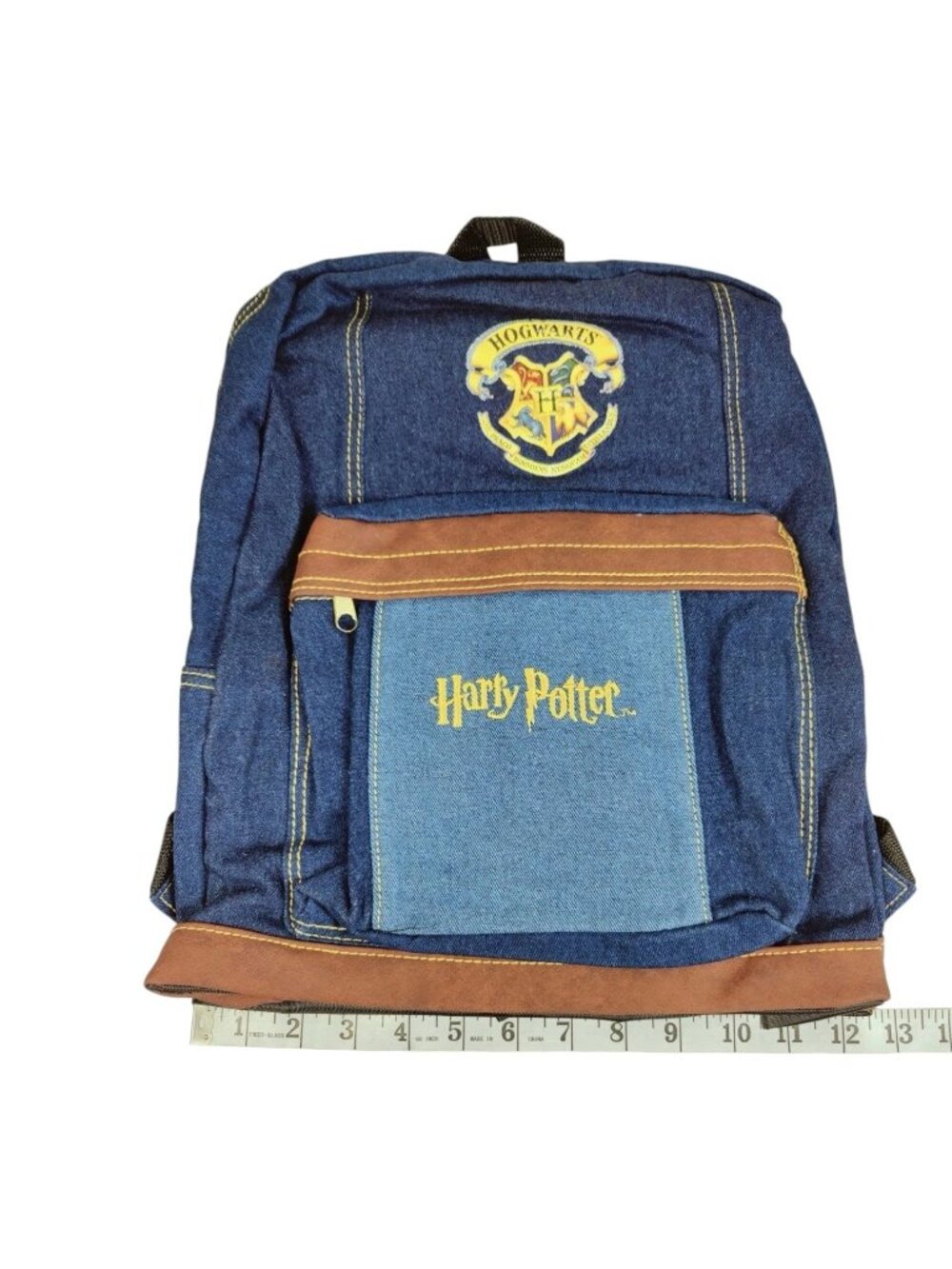 NEW Harry Potter Hogwarts Backpack Warner Bros Backpack School Bag 2001 Vintage - Picture 7 of 7